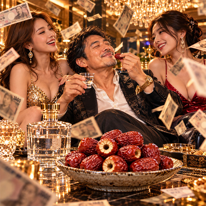 ナツメつまんで、飲むほど福が増す!たっぷり300g入り