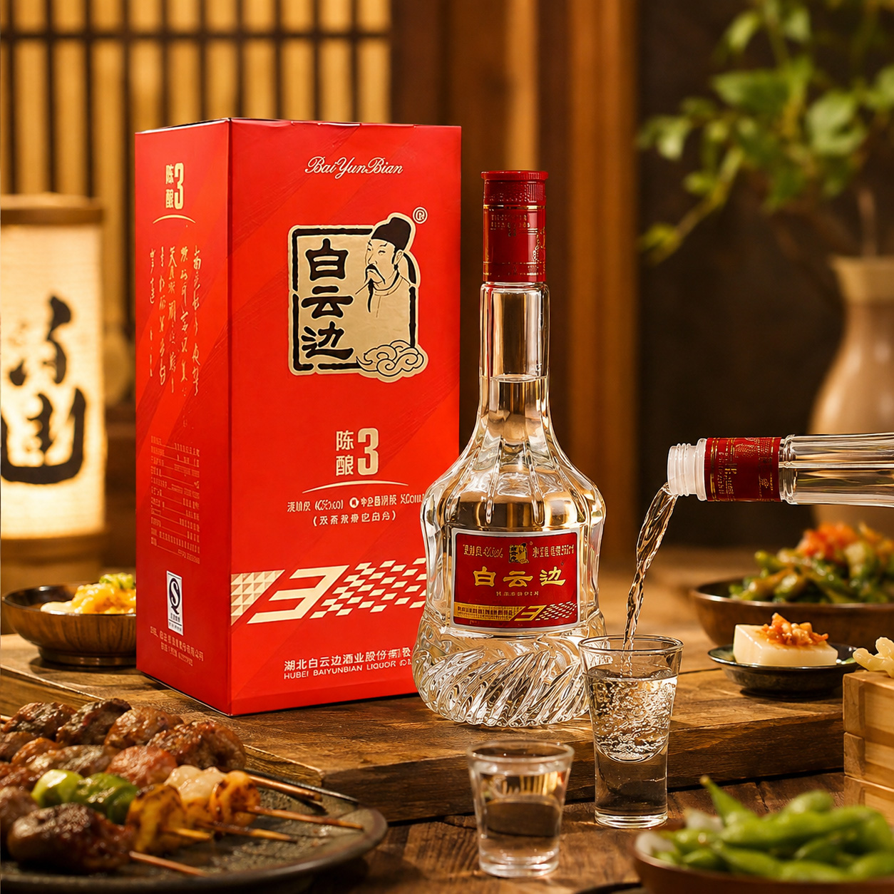 白雲辺|本格中国酒・42度・480ml - 画像 (2)