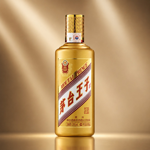 茅台王子酒金王子|まろやかで繊細な醤香型白酒|53%VOL・500ml