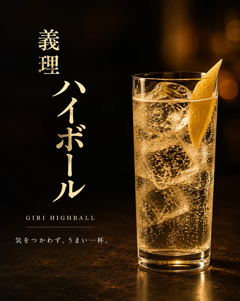 義理と本命|ハイボールレシピ - 画像 (2)