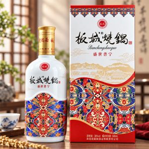 板城焼鍋酒 盛世普寧|中国酒・38度・500ml