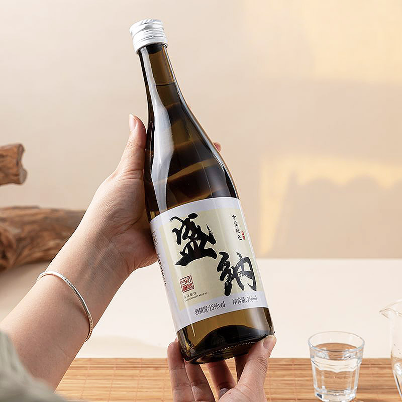 盛納 清酒|中国産米酒・15度・750ml - 画像 (3)