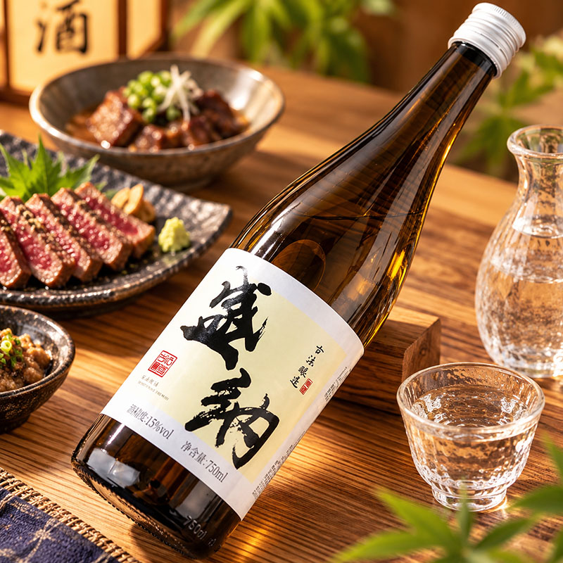 盛納 清酒|中国産米酒・15度・750ml - 画像 (4)